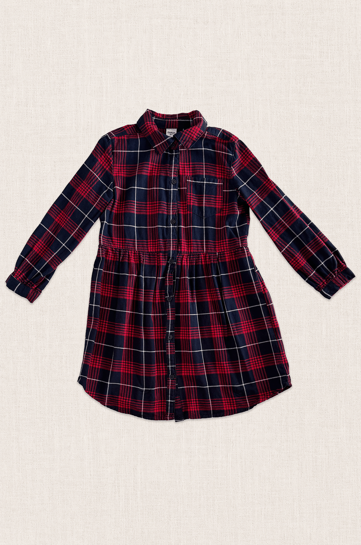 Plaid Shirt Dress
