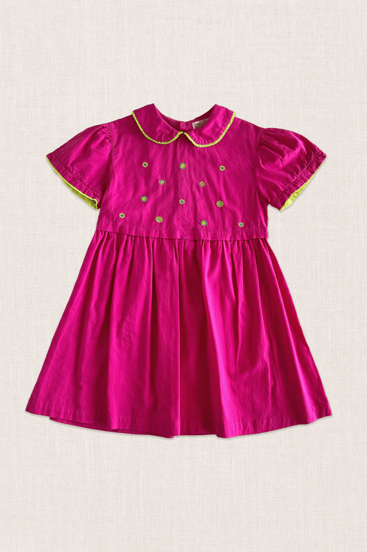 Bright Pink Peter Pan Dress