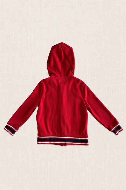 Varsity Stripe Zip Hoodie