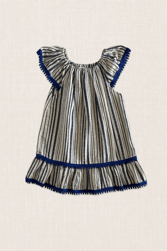 Aegean Stripe Cotton Dress