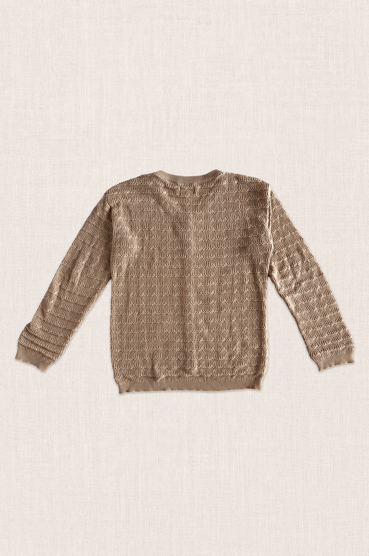 Pointelle Knit Cardigan