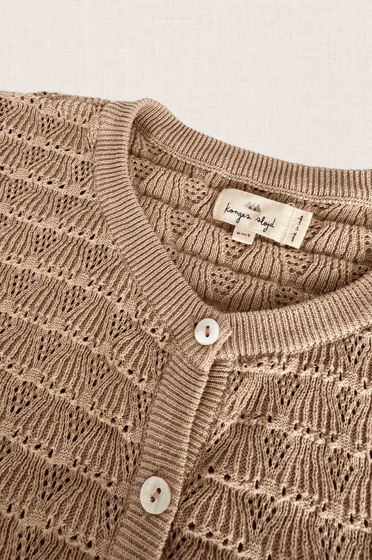 Pointelle Knit Cardigan