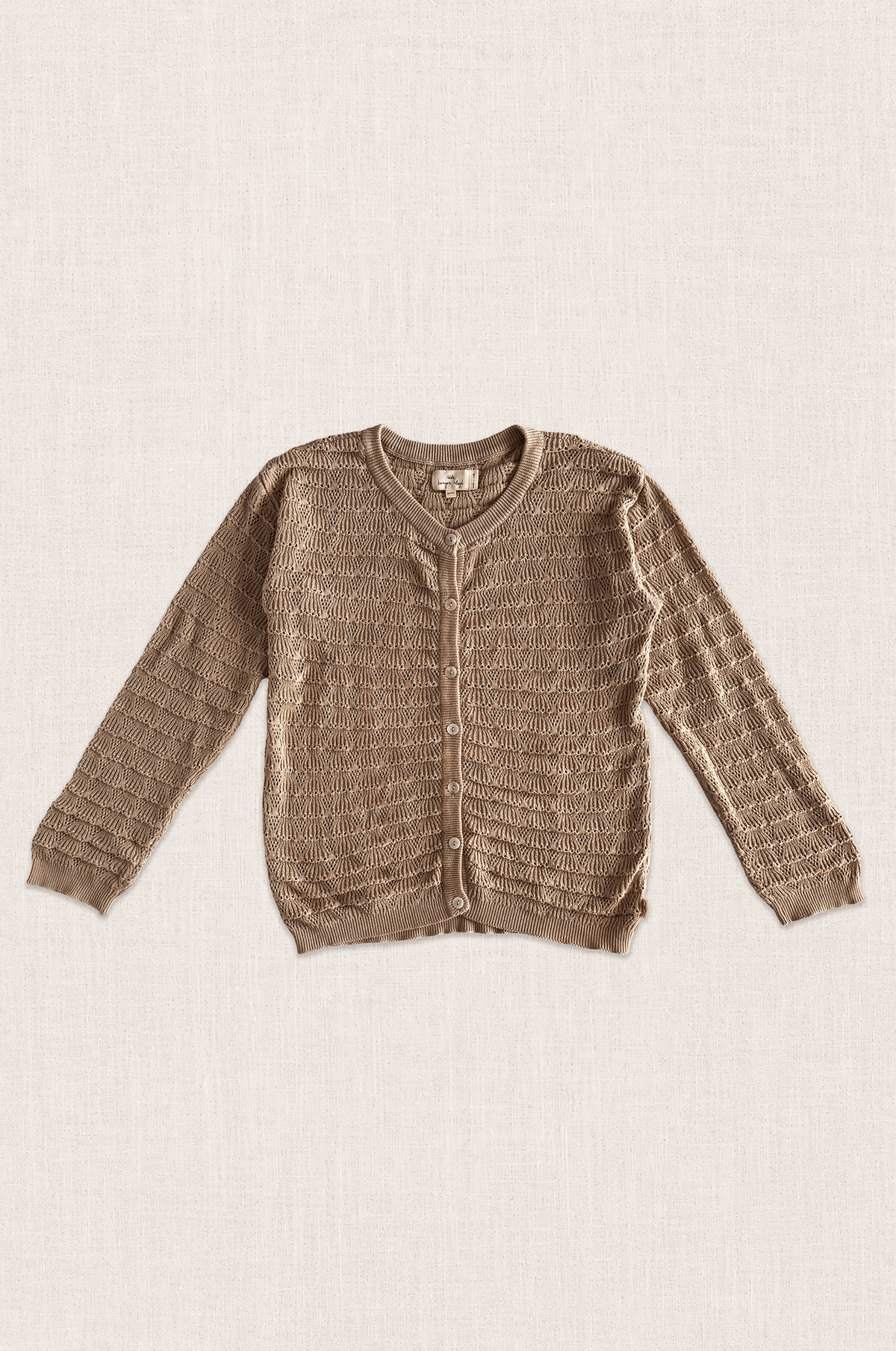 Pointelle Knit Cardigan