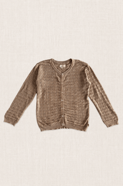 Pointelle Knit Cardigan