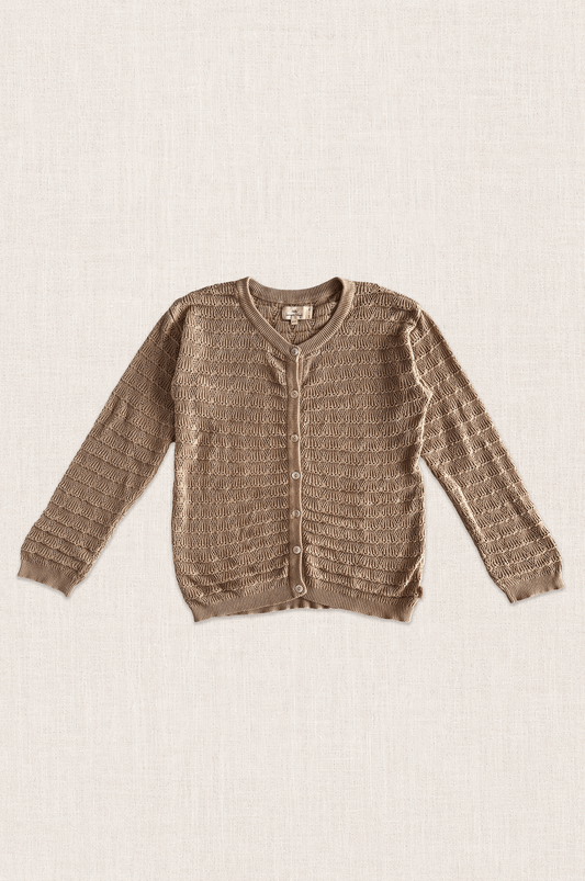 Pointelle Knit Cardigan