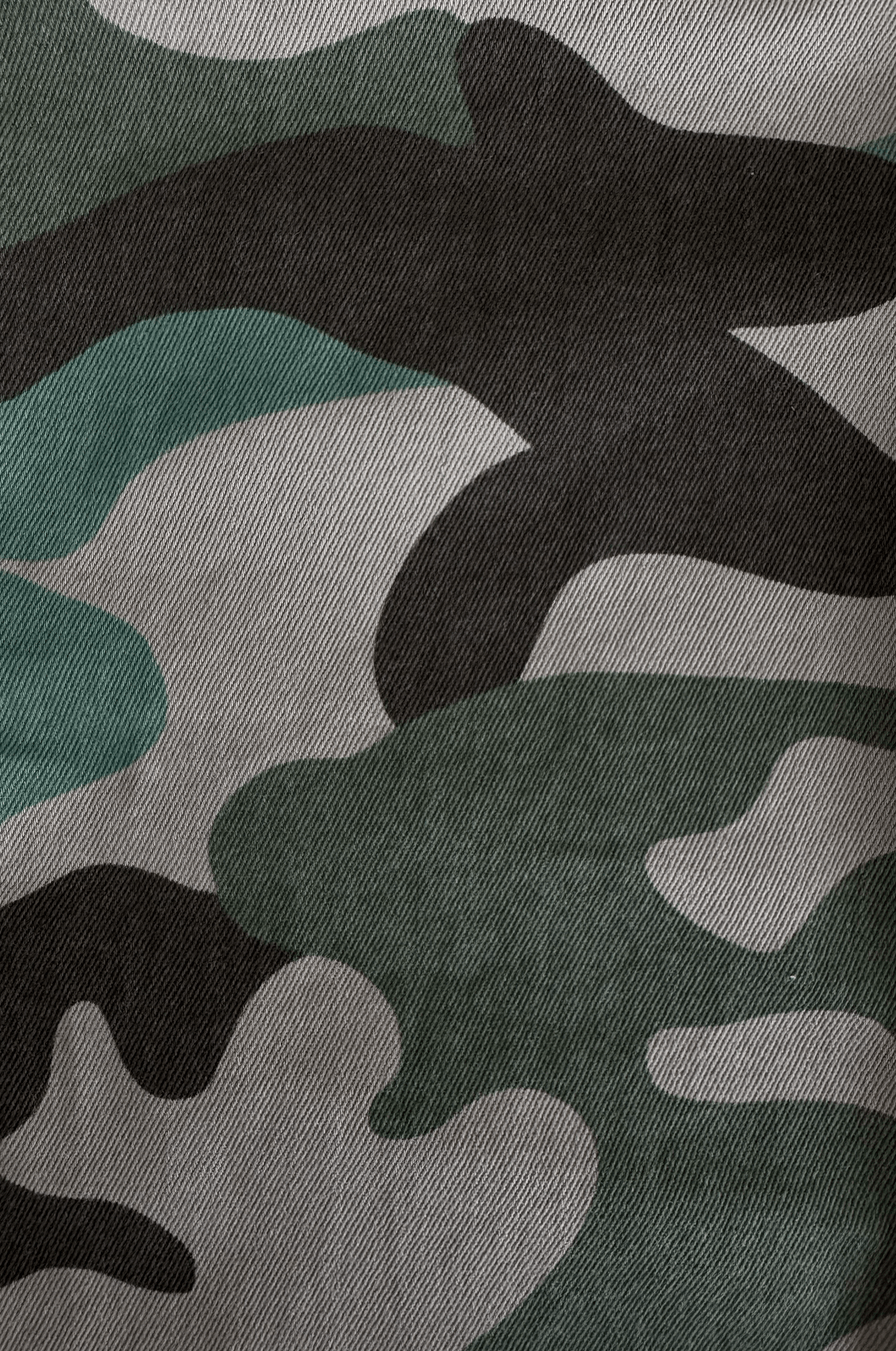 Cotton Stretch Camo Trousers