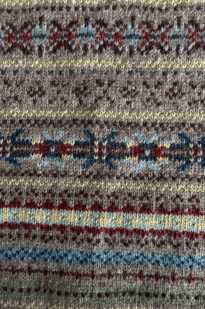 Fair Isle Wool Knit Vest