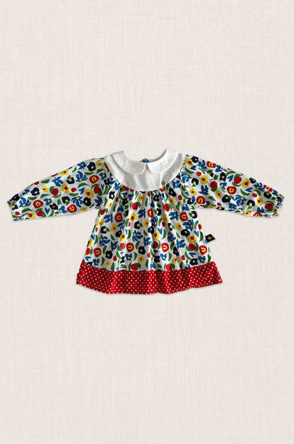 Peter Pan Collar Floral Dress