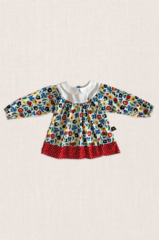 Peter Pan Collar Floral Dress