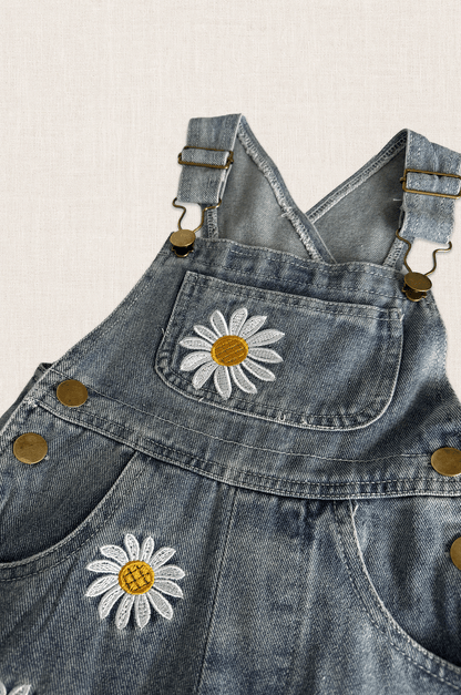 Daisy Denim Overalls