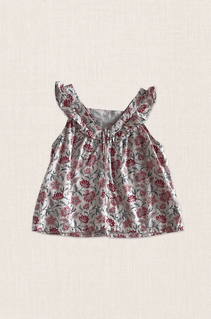 Floral Frill Top