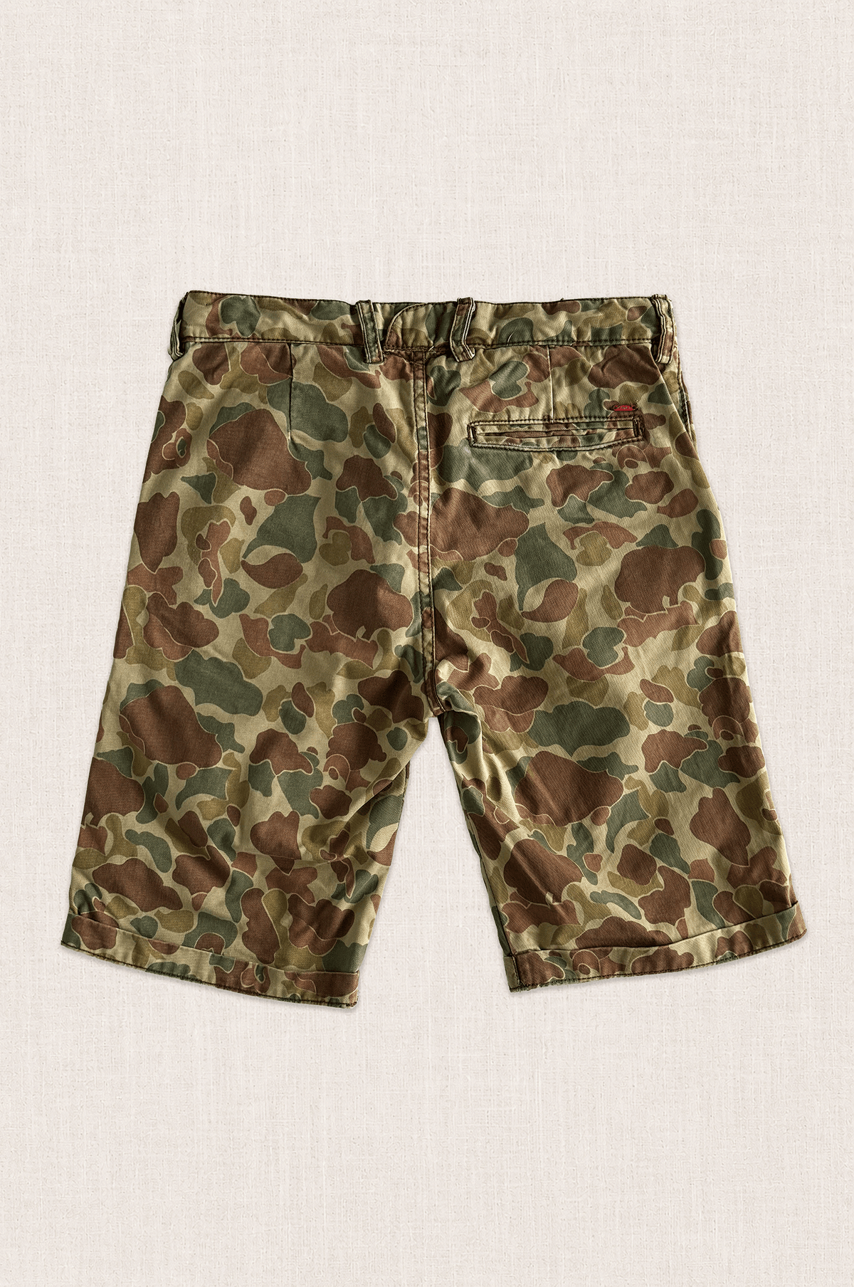 Camouflage Cotton Shorts