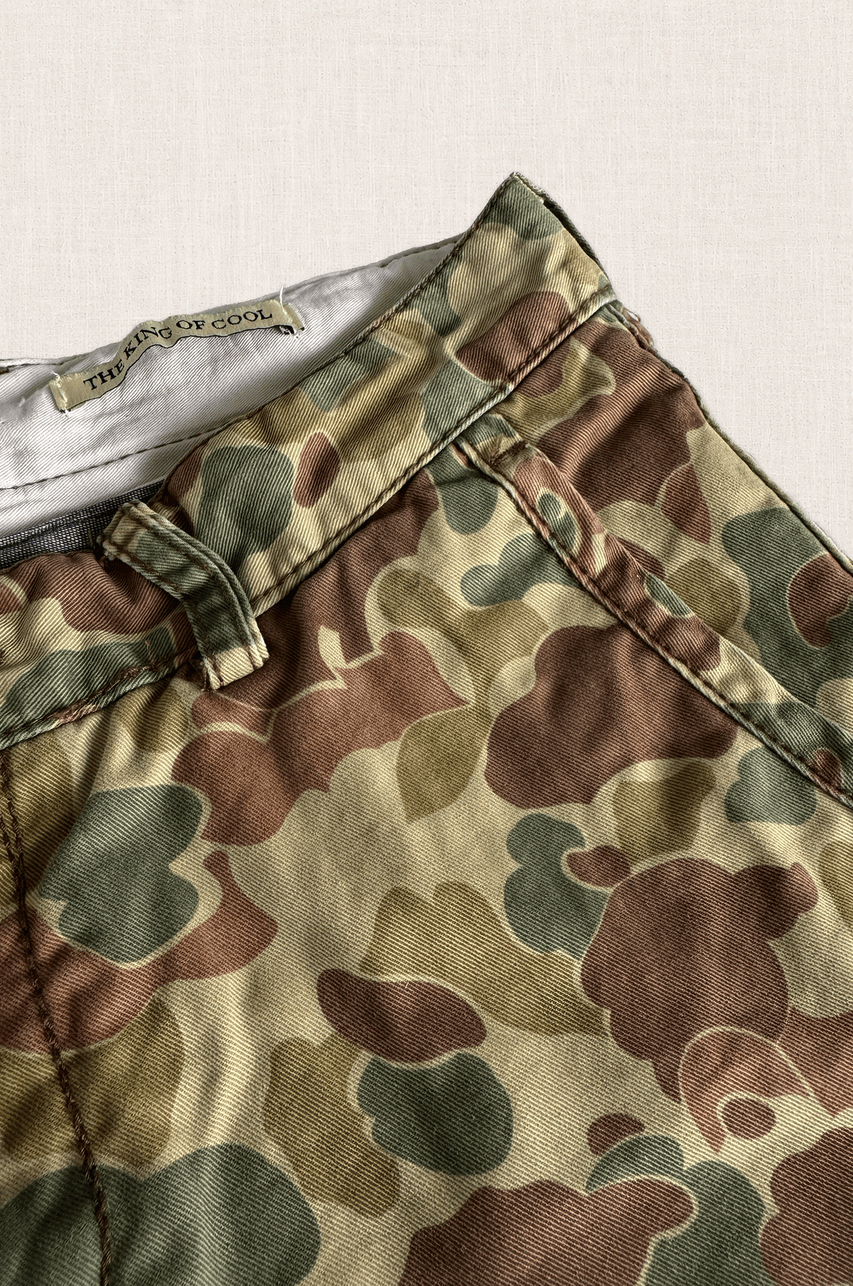 Camouflage Cotton Shorts