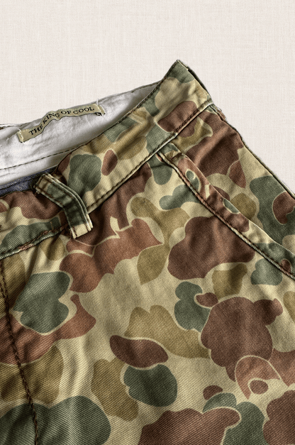 Camouflage Cotton Shorts