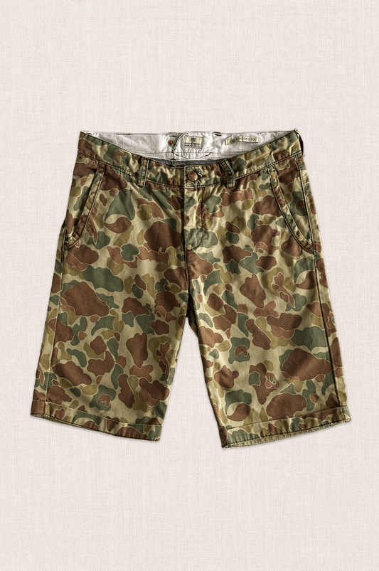 Camouflage Cotton Shorts