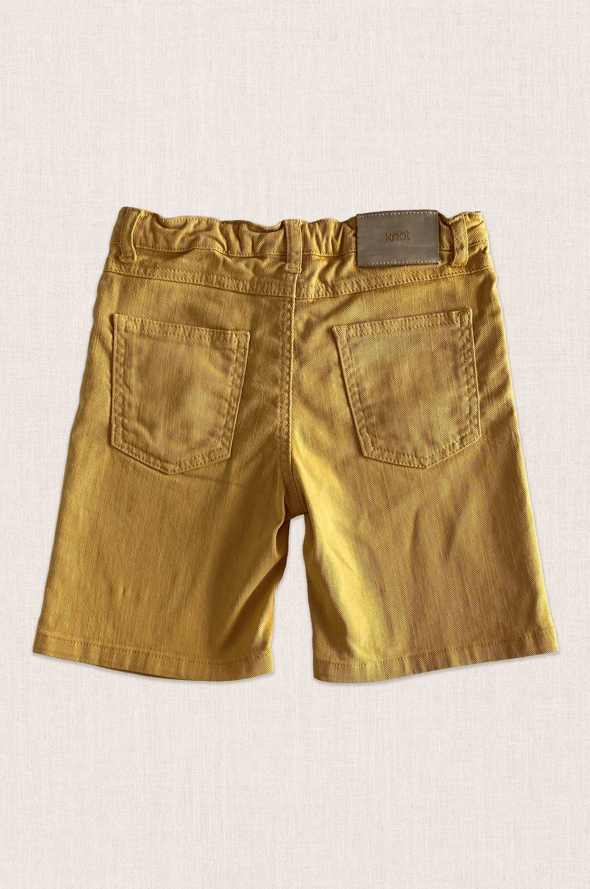 Butter Yellow Denim Shorts