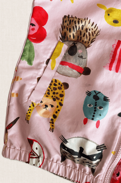 Painted Animal Rain Jacket