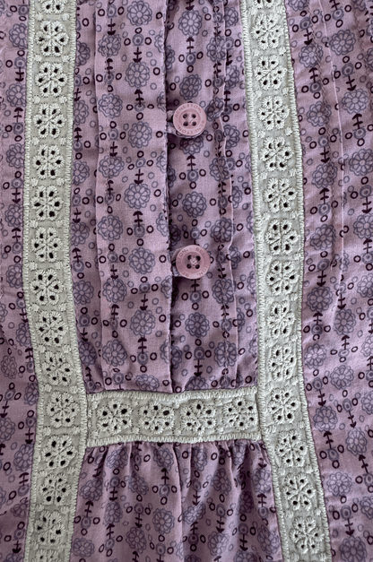 Broderie Anglaise Floral Blouse