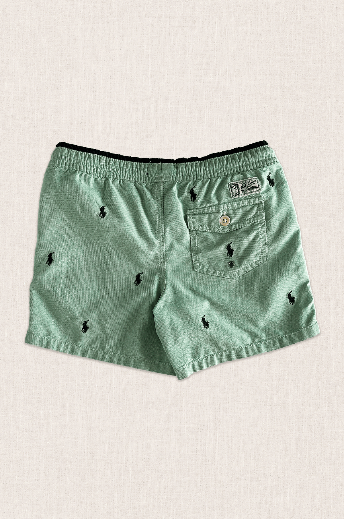 Embroidered Pony Swim Shorts