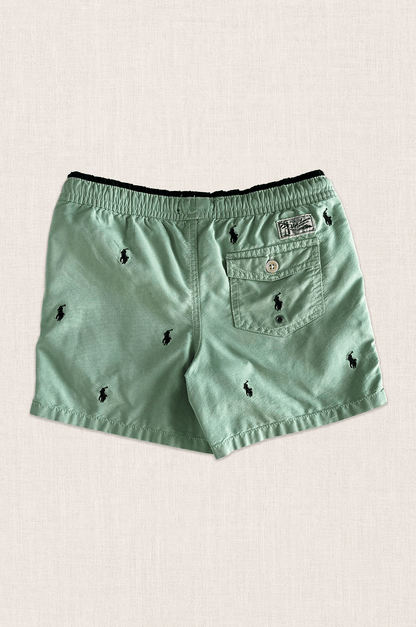 Embroidered Pony Swim Shorts