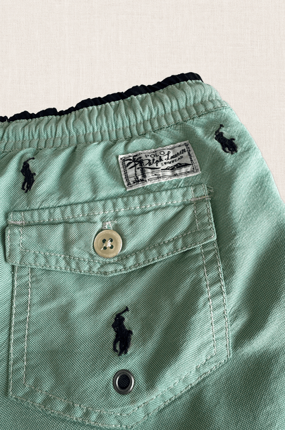 Embroidered Pony Swim Shorts