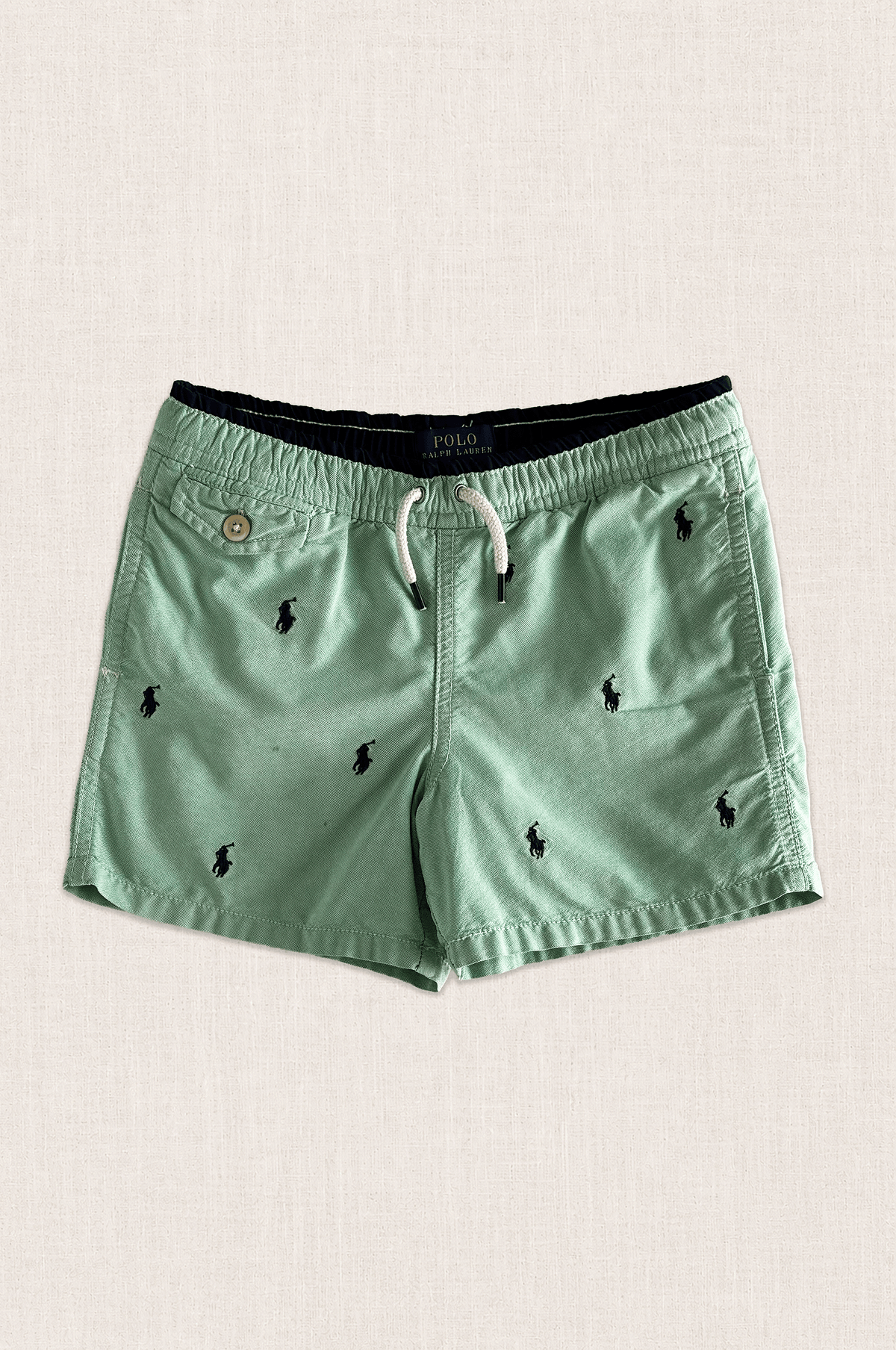 Embroidered Pony Swim Shorts