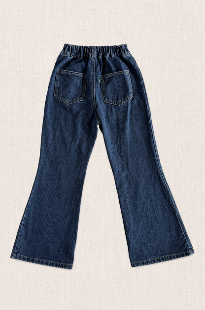 Relaxed Flare Denim Jeans