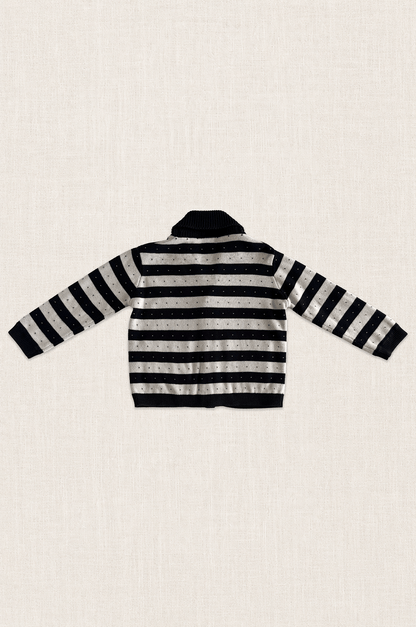 Striped Knit Cardigan