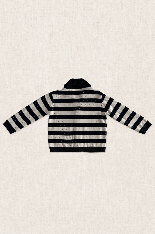 Striped Knit Cardigan