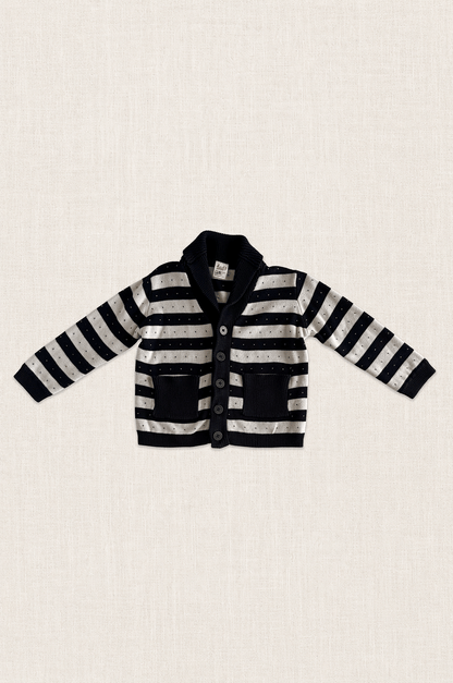 Striped Knit Cardigan