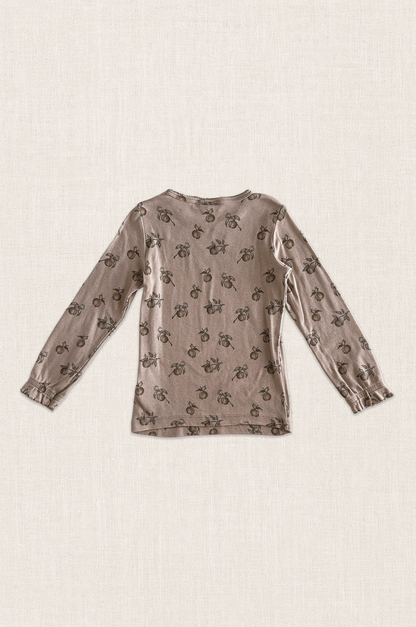 Organic Cotton Peach Print Top