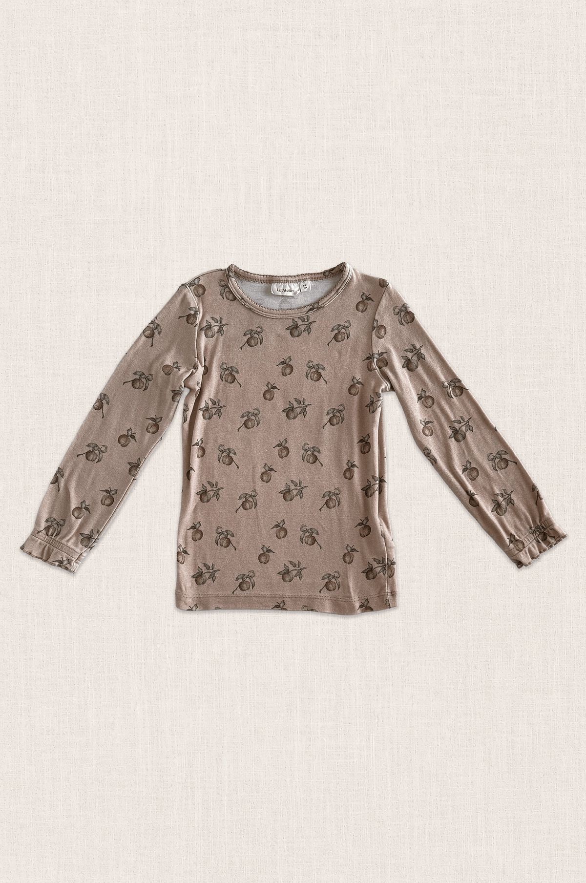 Organic Cotton Peach Print Top