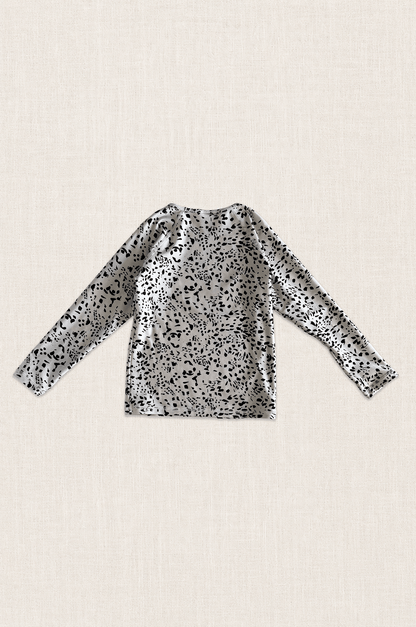 Abstract Print Rash Vest