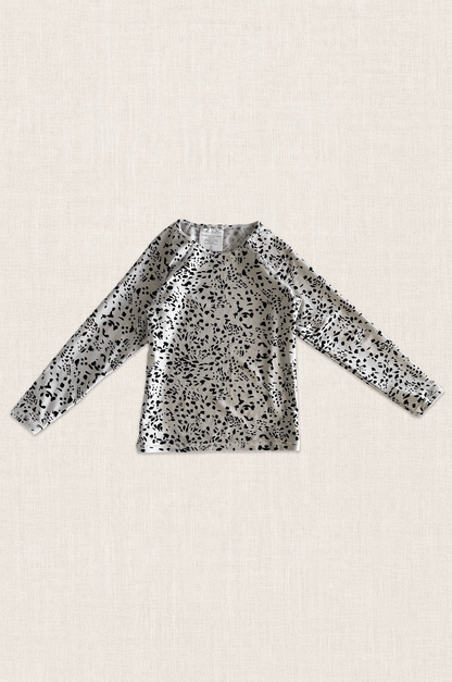Abstract Print Rash Vest