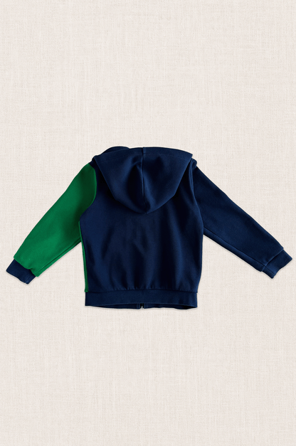 Colourblock Zip Hoodie