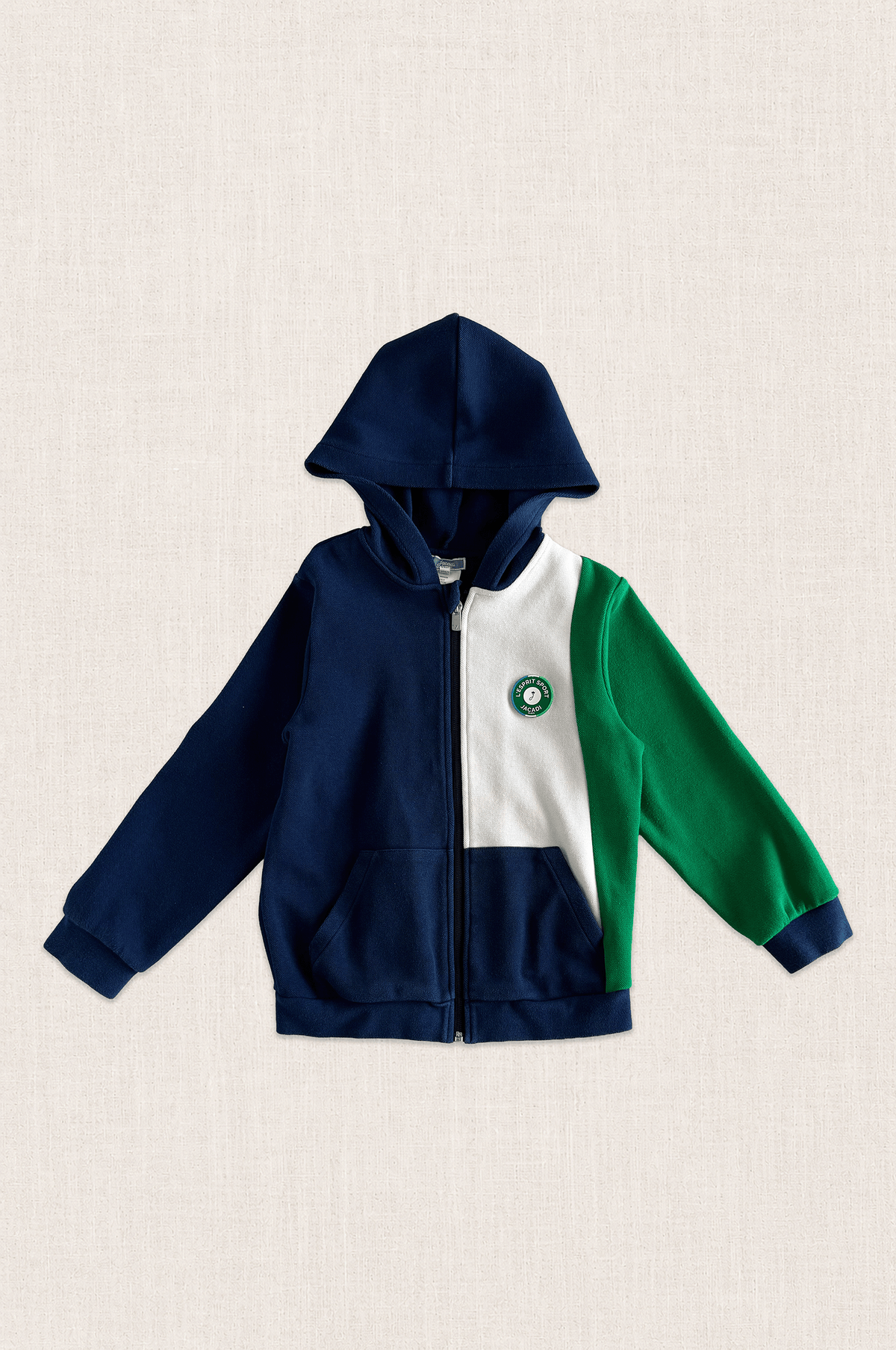 Colourblock Zip Hoodie
