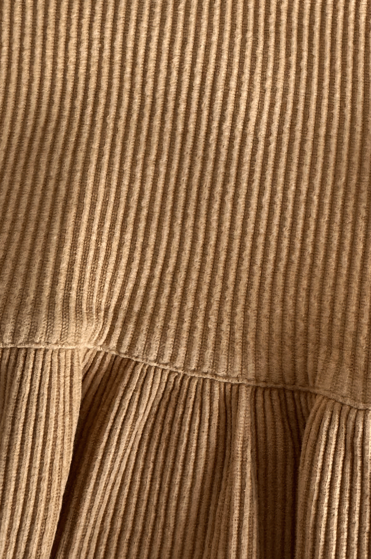 Ribbed Cotton Peplum Top