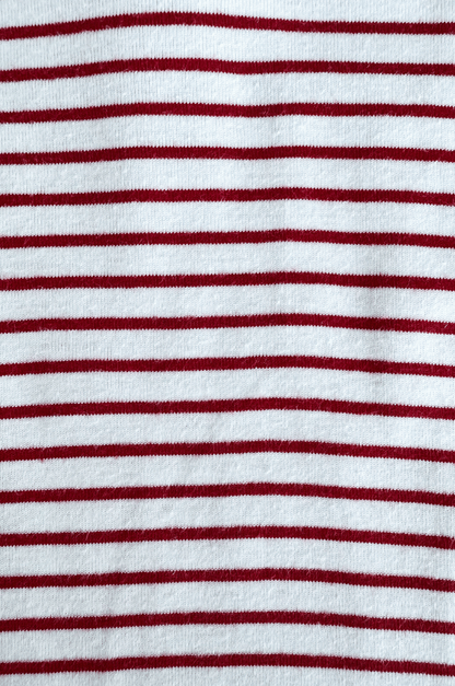 Peter Pan Collar Stripe Top