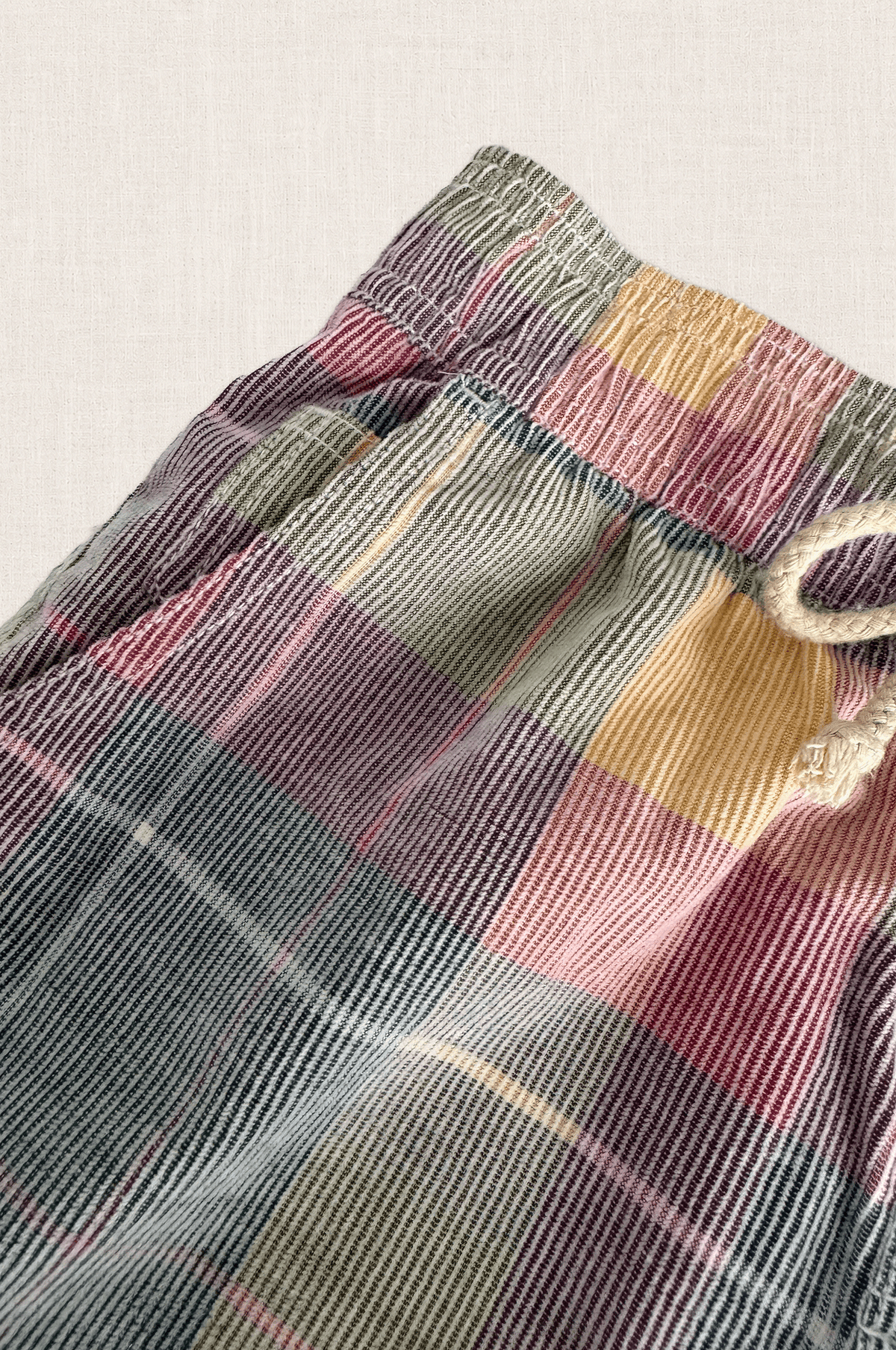 Pastel Check Shorts