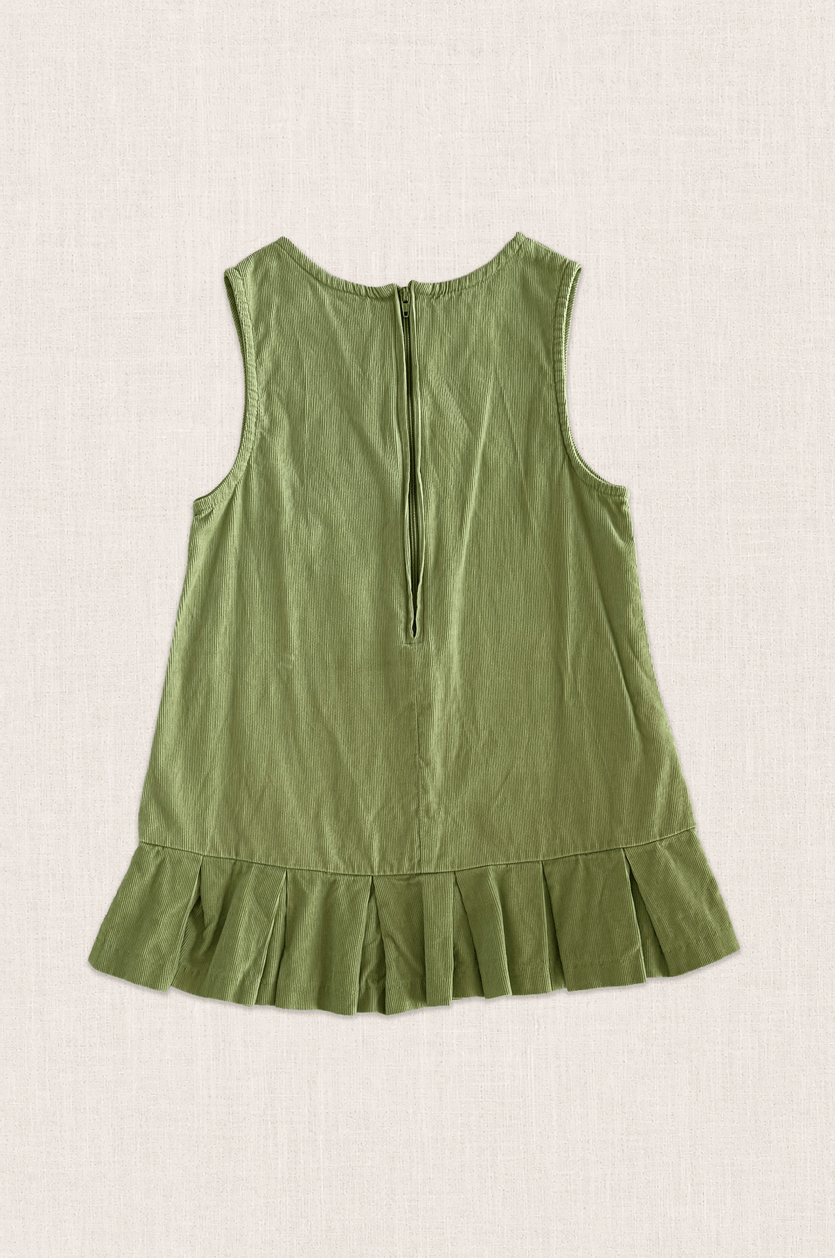 Apple Appliqué Corduroy Dress