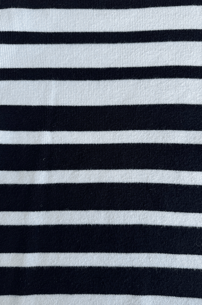 Navy Breton Knit Sweater