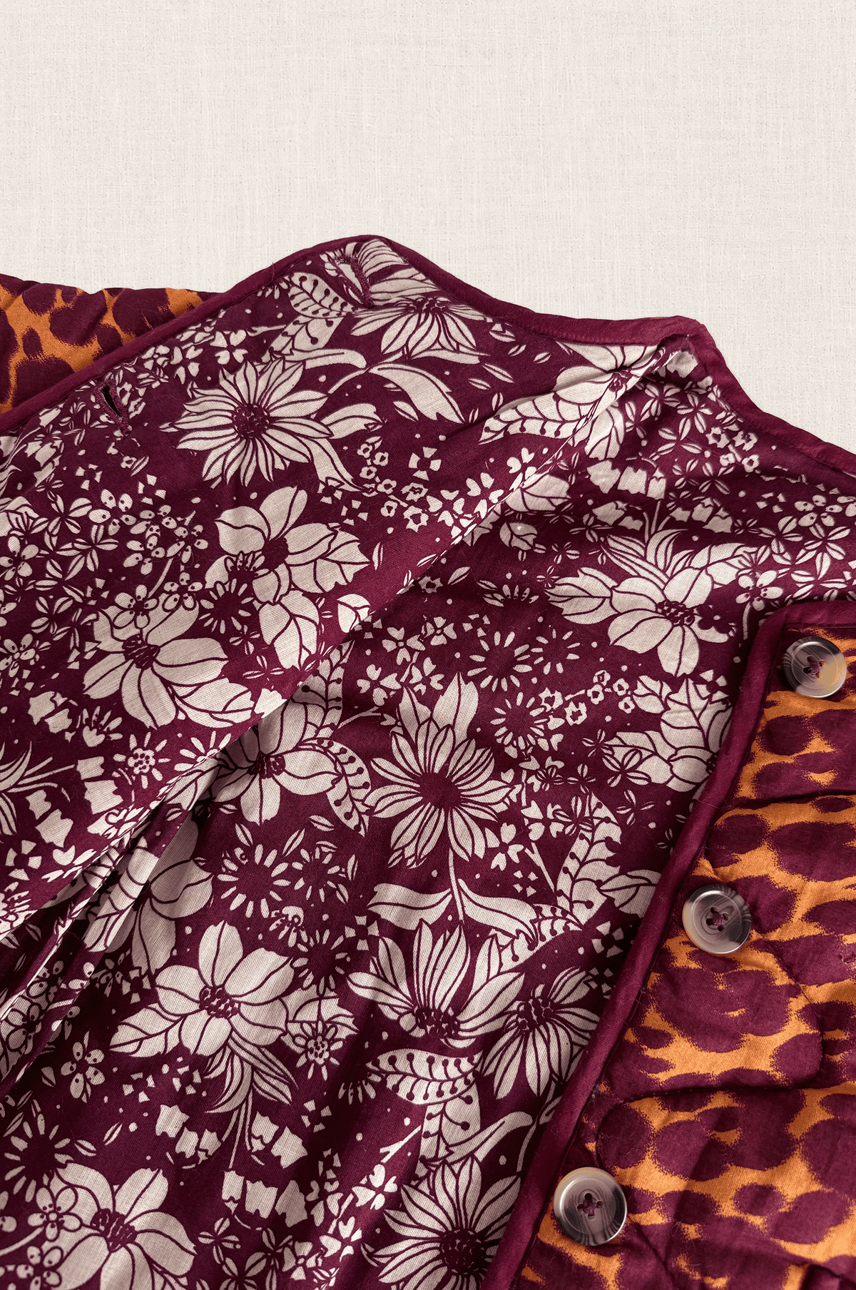 Quilted Leopard Print Jacket