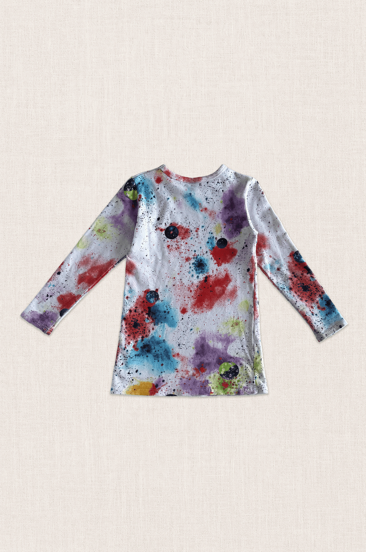 Space Splatter Long Sleeve Top