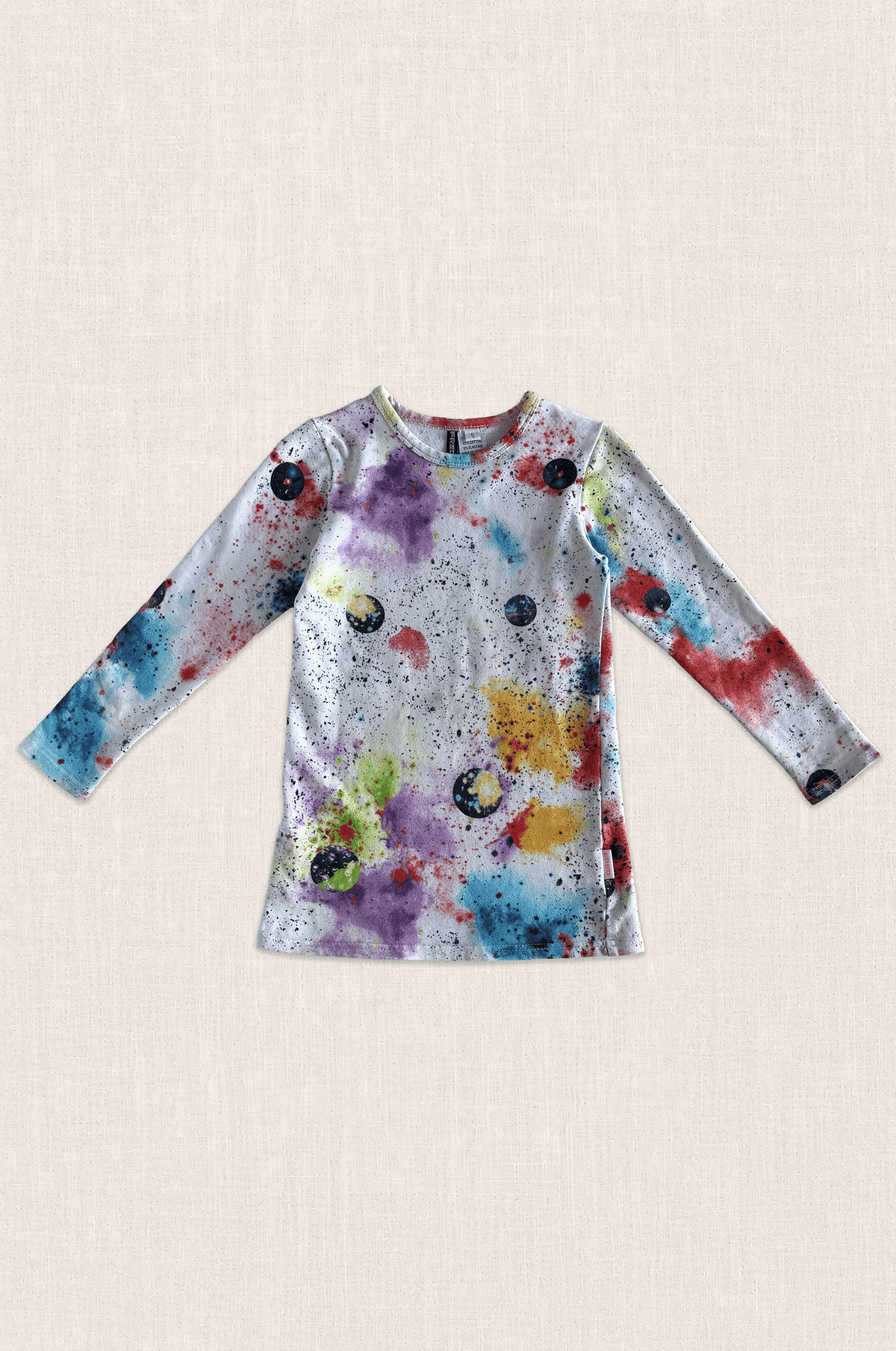 Space Splatter Long Sleeve Top