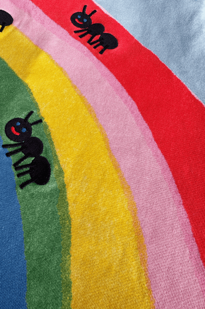 Rainbow Ant Sweatshirt Dress