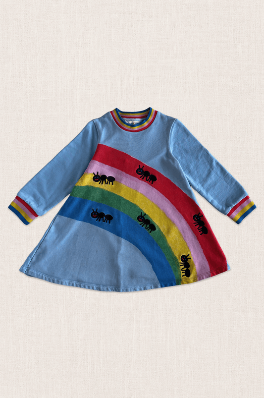 Rainbow Ant Sweatshirt Dress
