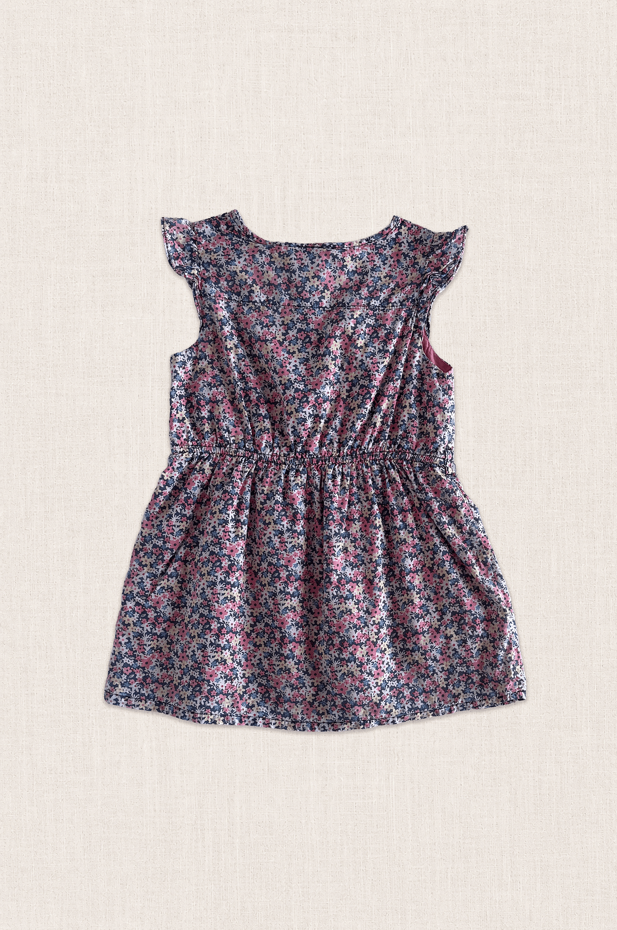 Floral Seashell Button Dress