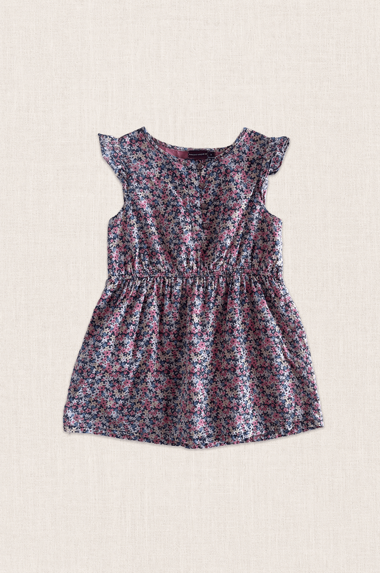 Floral Seashell Button Dress