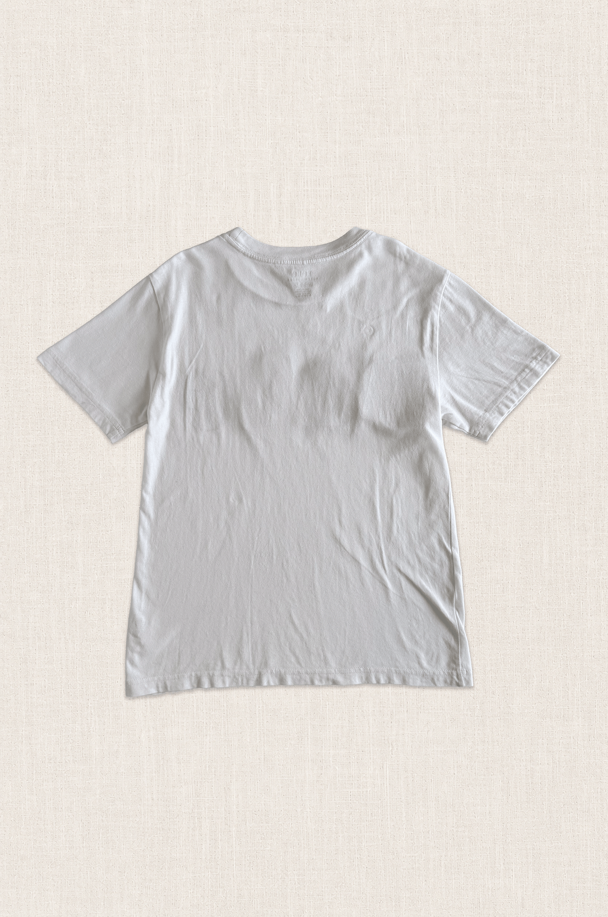 White Patchwork Logo T-Shirt