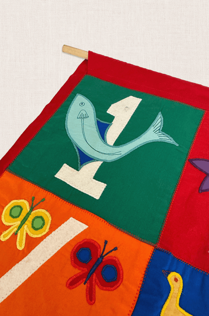 Number Patchwork Wall Hanging